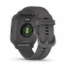 Garmin Venu Sq 2 Slate Aluminum Bezel with Shadow Gray Case and Silicone Band (010-02701-00/10/80)