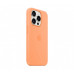 Apple iPhone 15 Pro Silicone Case with MagSafe - Orange Sorbet (MT1H3)