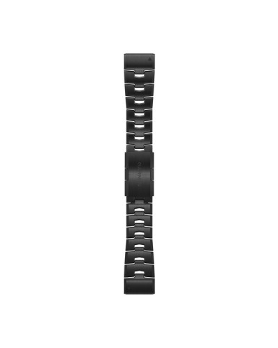 Garmin Ремінець для Fenix 6 22 QuickFit Vented Titanium Bracelet with Carbon Gray DLC Coating bands (010-12863-09)