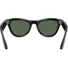 Ray-Ban Meta Skyler Gen 2 Standard Shiny Black Frame / G-15 Green Lenses (RW4014 601/71 52-20)