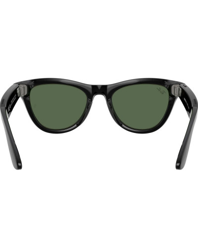 Ray-Ban Meta Skyler Gen 2 Standard Shiny Black Frame / G-15 Green Lenses (RW4014 601/71 52-20)