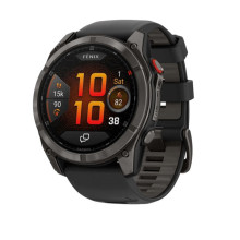 Garmin Fenix 8 Pro 51 mm AMOLED Carbon Gray DLC Titanium with Black/Pebble Gray (010-03199-00/01)