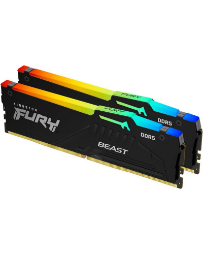 Kingston FURY 32 GB (2x16GB) DDR5 5200 MHz Beast RGB (KF552C40BBAK2-32)