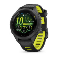 Garmin Forerunner 265S Black Bezel and Case w. Black/Amp Yellow S. Band (010-02810-03/13)