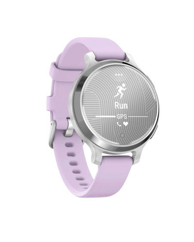 Garmin Lily 2 Active Silver with Purple Jasmine Silicone Band (010-02891-01)