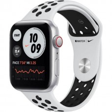 Apple Watch Nike SE GPS + Cellular 44mm Silver Aluminum Case w. Pure Platinum/Black Nike Sport B. (MG043) / MG083