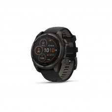 Garmin Fenix 8 47mm Solar Sapphire Carbon Gray DLC Titanium w. Black/Pebble Gray S. Band (010-02906-10/11)