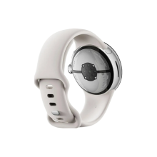 Google Pixel Watch 3 41 mm Wi-Fi Polished Silver Aluminum Case/Porcelain Active Band