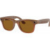 Ray-Ban Meta Wayfarer Large - Shiny Caramel/Polarized Brown (RW4008 670683 53-22)