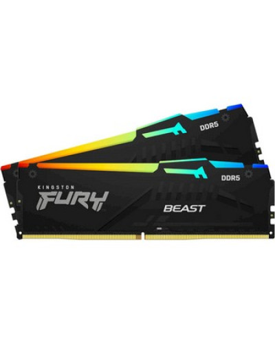 Kingston FURY 32 GB (2x16GB) DDR5 5200 MHz Beast RGB (KF552C40BBAK2-32)