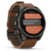 Garmin Fenix 8 Pro 47mm AMOLED Carbon Gray DLC Titanium with Chestnut Leather Band (010-03198-40)