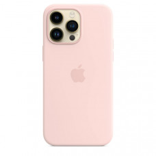 Apple iPhone 14 Pro Max Silicone Case with MagSafe - Chalk Pink (MPTT3)
