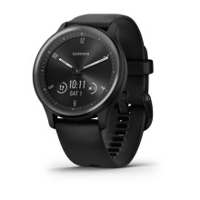 Garmin Vivomove Sport Black Case and S. Band w. Slate Accents (010-02566-00)