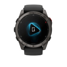 Garmin Fenix 8 Pro 51 mm AMOLED Carbon Gray DLC Titanium with Black/Pebble Gray (010-03199-00/01)