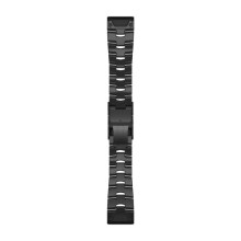 Garmin Ремінець для Fenix 6 22 QuickFit Vented Titanium Bracelet with Carbon Gray DLC Coating bands (010-12863-09)