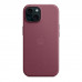 Apple iPhone 15 FineWoven Case with MagSafe - Mulberry (MT3E3)