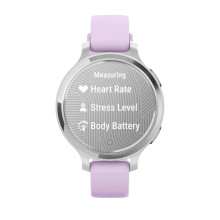 Garmin Lily 2 Active Silver with Purple Jasmine Silicone Band (010-02891-01)