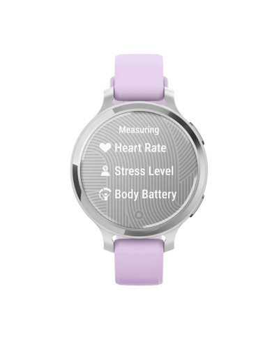 Garmin Lily 2 Active Silver with Purple Jasmine Silicone Band (010-02891-01)