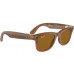 Ray-Ban Meta Wayfarer Large - Shiny Caramel/Polarized Brown (RW4008 670683 53-22)