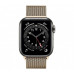 Apple Watch Series 6 GPS + Cellular 40mm Graphite S. Steel Case w. Gold Milanese Loop (M0DF3/M0DW3)