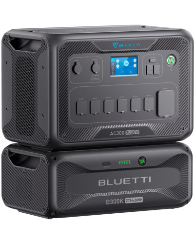 Комплект зарядної станції BLUETTI AC300 + battery module B300K