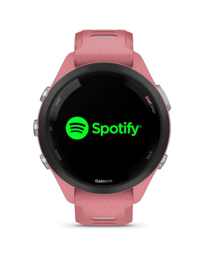 Garmin Forerunner 265S Black Bezel w. Light Pink Case and Light Pink/Whitestone S. Band (010-02810-05/15)