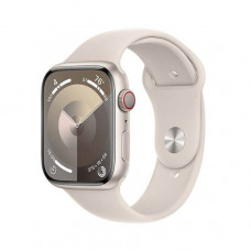 Apple Watch Series 9 GPS + Cellular 45mm Starlight Alu. Case w. Starlight Sport Band - M/L (MRM93)