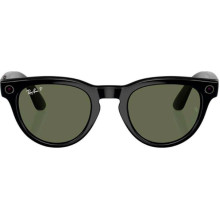 Ray-Ban Meta Headliner Gen 2 Low Bridge Fit Standard Shiny Black Frame/G-15 GreenLenses RW4013F 601/71 51-23