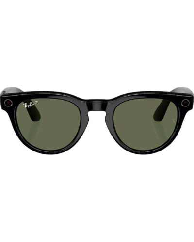 Ray-Ban Meta Headliner Gen 2 Low Bridge Fit Standard Shiny Black Frame/G-15 GreenLenses RW4013F 601/71 51-23