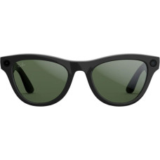 Ray-Ban Meta Skyler Gen 2 Stand.Shiny Black Frame/Clear to Graphite Green Transit.Lenses RW4014 601/1M 52-20
