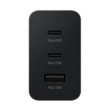 Samsung 65W Power Adapter Trio (w/o cable) Black (EP-T6530NBE)