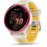 Garmin Forerunner 570 42mm Raspberry Aluminum w. Translucent Bone/Mango Band (010-02970-02)