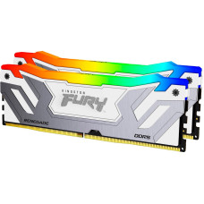 Kingston FURY 48 GB (2x24GB) CUDIMM DDR5 8400 MHz Renegade Silver/White RGB (KF584CU40RWAK2-48)