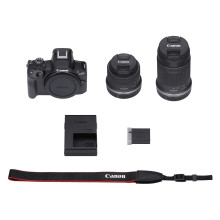 Canon EOS R50 kit RF-S 18-45mm IS STM + RF-S 55-210mm IS STM Black (5811C034)