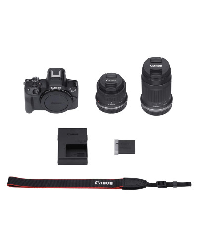 Canon EOS R50 kit RF-S 18-45mm IS STM + RF-S 55-210mm IS STM Black (5811C034)
