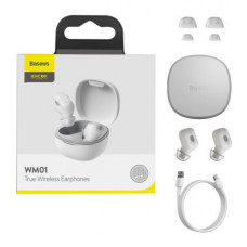 TWS Headset Baseus WM01 Encok (white)