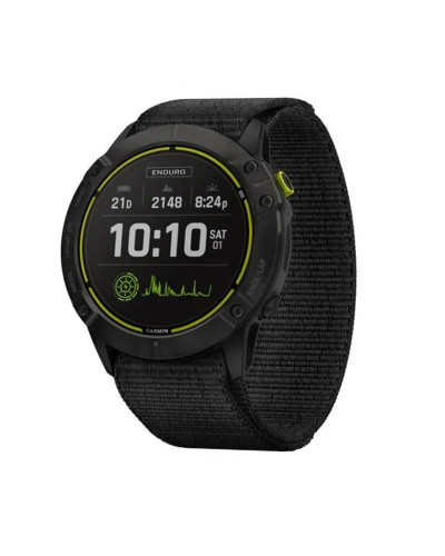 Garmin Enduro Carbon Gray Titanium with Black UltraFit Nylon Strap (010-02408-01/11)
