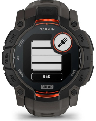 Garmin Instinct 3 50mm Solar Black with Charcoal Band (010-02935-00)