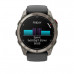 Garmin Fenix 8 Pro 51 mm AMOLED Titanium with Graphite/Black Silicone Band (010-03199-10/11)