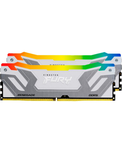 Kingston FURY 48 GB (2x24GB) CUDIMM DDR5 8400 MHz Renegade Silver/White RGB (KF584CU40RWAK2-48)