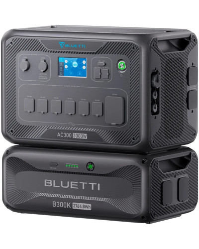 Комплект зарядної станції BLUETTI AC300 + battery module B300K