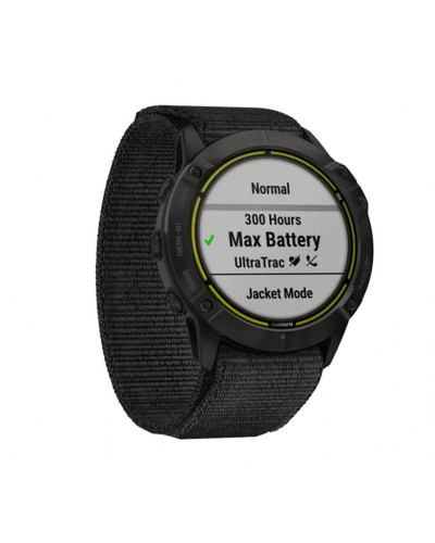 Garmin Enduro Carbon Gray Titanium with Black UltraFit Nylon Strap (010-02408-01/11)
