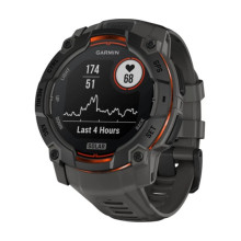 Garmin Instinct 3 50mm Solar Black with Charcoal Band (010-02935-00)