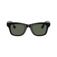 Ray-Ban Meta Wayfarer Large Matte Black/Clear to Graphite Green Transitions (RW4008 601S1M 53-22)