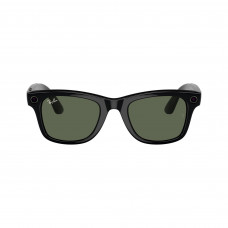Ray-Ban Meta Wayfarer Large Matte Black/Clear to Graphite Green Transitions (RW4008 601S1M 53-22)