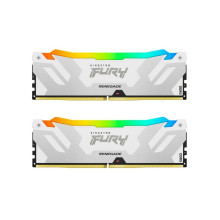 Kingston FURY 48 GB (2x24GB) CUDIMM DDR5 8400 MHz Renegade Silver/White RGB (KF584CU40RWAK2-48)
