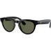 Ray-Ban Meta Headliner Gen 2 Low Bridge Fit Standard Shiny Black Frame/G-15 GreenLenses RW4013F 601/71 51-23