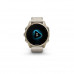 Garmin Fenix 8 43mm AMOLED Sapphire Soft Gold with Limestone Leather Band (010-02903-40)