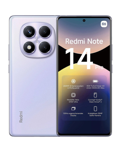 Xiaomi Redmi Note 14 Pro 8/256GB Aurora Purple (Global)