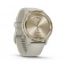 Garmin Vivomove Trend Cream Gold S. Steel Bezel w. F. Gray Case and S. Band (010-02665-02)